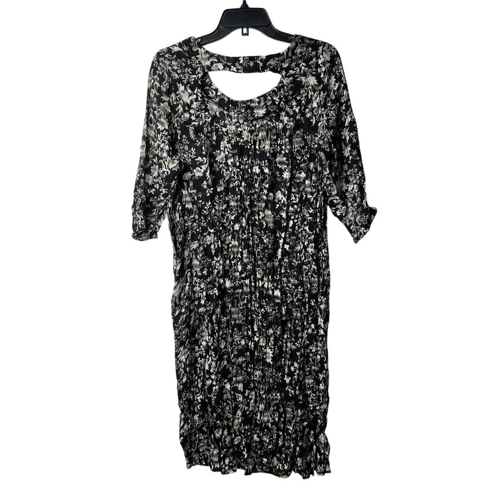 Roaman's Florals Dress 3/4 Sleeves Size‎ 12